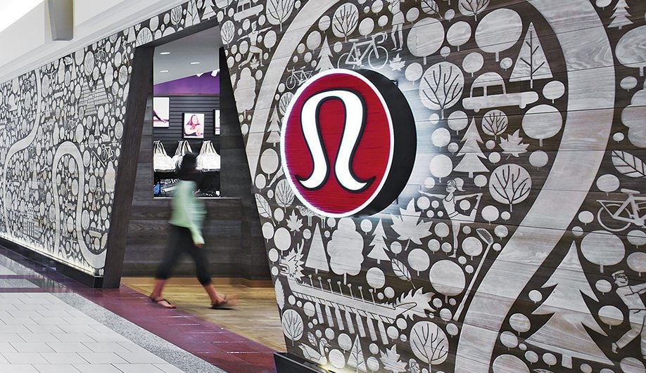 GLW brands we work with: Lululemon award-winning commercial interior project